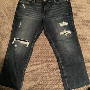 Maurice’s midrise Womens Plus 18W Distressed Denim Jeans